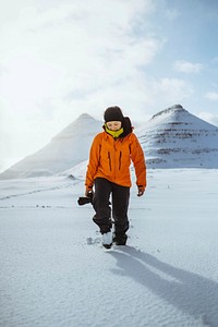 Landscape photographer at the Faroe Islands, part of the Kingdom of Denmark