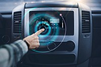 Interactive screen in smart car
