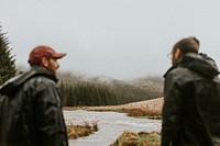 Friends traveling for an adventure in the nature