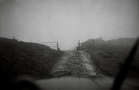 Car driving through the countryside road