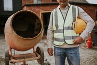 Contractor remodeling the home exterior