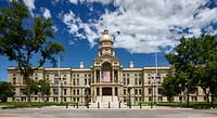 The state capitol in Cheyenne, the largest city in Wyoming. The building&#39;s cornerstone was laid in 1887, three years before Wyoming graduated from territorial status to statehood. Original image from <a href="https://www.rawpixel.com/search/carol%20m.%20highsmith?sort=curated&amp;page=1">Carol M. Highsmith</a>&rsquo;s America, Library of Congress collection. Digitally enhanced by rawpixel.