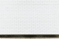 White brick wall background