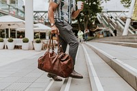 Man walking on the street of London 