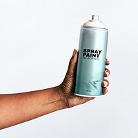 Spray paint mockup psd