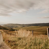 Countryside nature, Instagram post background