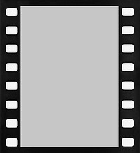 35mm film strip frame, blank vintage design