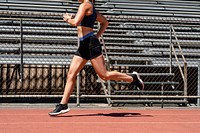 Woman athlete running 