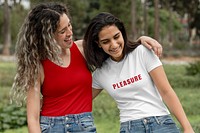 Women’s tee mockups psd, casual wear fashion