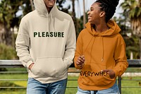 Hoodie mockups psd, streetwear fashion