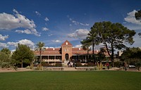 Old Main, the signature building on the University of Arizona campus in Tucson, Arizona.
