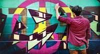 Graffiti Street Art Culture Spray Abstract Concept