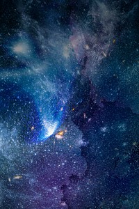 Galaxy in space textured background