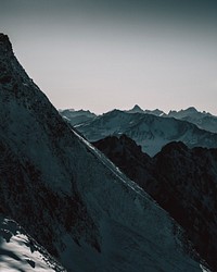 Mountain of Nebelhorn in the Allg&auml;u Alps,  Germany