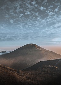 Mount Merapi in the morning light, New Zealand