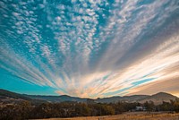 View of cloudscape and a forest