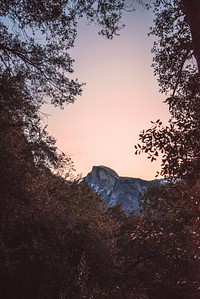 View of mountain at Yosemite National Park, California