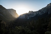 Yosemite Falls in Yosemite National Park, USA