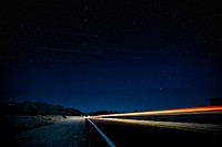 Long exposure on a highway