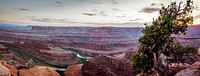 Panorama of the Horseshoe Bend, United States