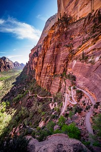Angels Landing in Zion National Park, North America