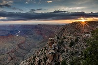 Sunrise at the Grand Canyon in Arizona, United States