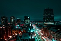Night view of London, Canada