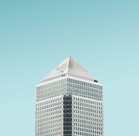 Modern building at Canary Wharf, London
