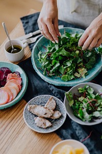 Nice and fresh healthy salad. Visit Kaboompics for more free images.