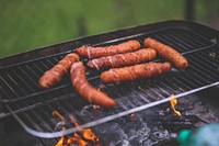 Sausage on a bbq grill. Visit <a href="https://kaboompics.com/" target="_blank">Kaboompics</a> for more free images.