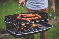 Sausage on a BBQ grill. Visit <a href="https://kaboompics.com/" target="_blank">Kaboompics</a> for more free images.