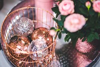 Sparkly Christmas ornaments. Visit <a href="https://kaboompics.com/" target="_blank">Kaboompics</a> for more free images.