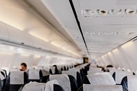 Interiors of an airplane. Visit <a href="https://kaboompics.com/" target="_blank">Kaboompics</a> for more free images.