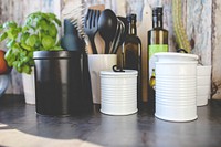 Cooking utensils in a kitchen. Visit Kaboompics for more free images.