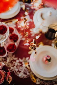 Table set for a party. Visit Kaboompics for more free images.