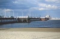 Sopot Beach in Poland. Visit <a href="https://kaboompics.com/" target="_blank">Kaboompics</a> for more free images.