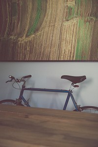 Racing bicycle indoors