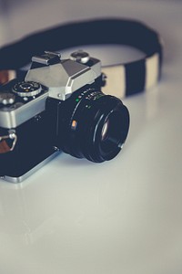 Vintage analog 35mm film camera