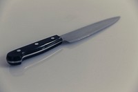 Close up of a kitchen knife