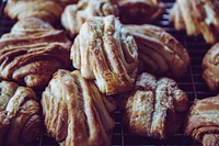 Delicious sweet danish puff pastry