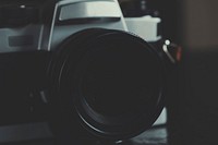 Retro analog single-lens reflex camera