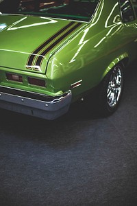 Vintage chevrolet muscle car