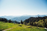 View of  Kampenwand mountain in Bavaria, Germany