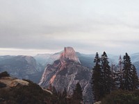 Glacier Point viewpoint above Yosemite Valley, California, United States