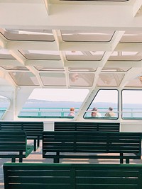 Interior of a passenger ferry