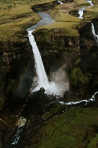 Haifoss waterfall in Iceland