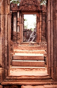Walkway of an ancient temple