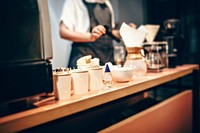 Barista in a coffee shop