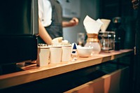 Barista in a coffee shop