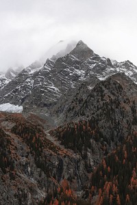 Mountain peak in Rieserferner-Ahrn Nature Park in South Tyrol